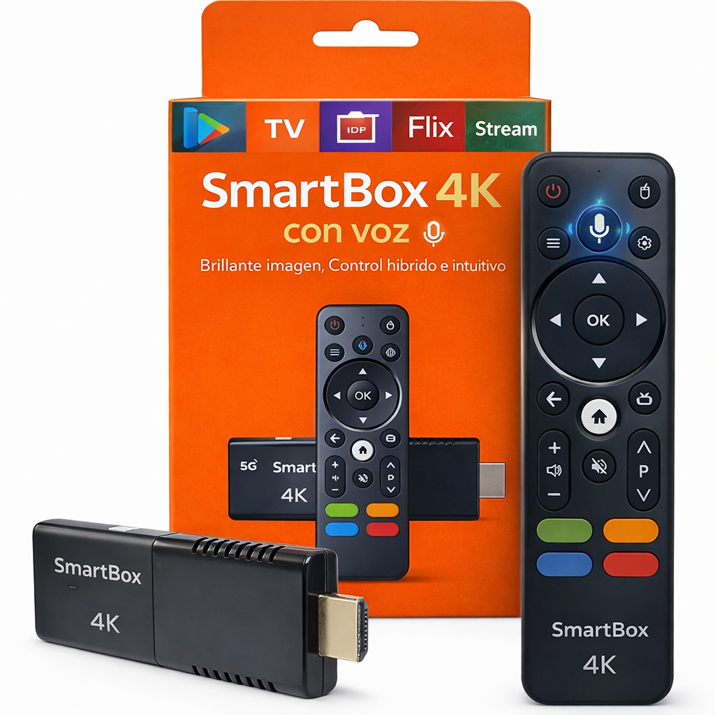 SmartBox 4k con Voz