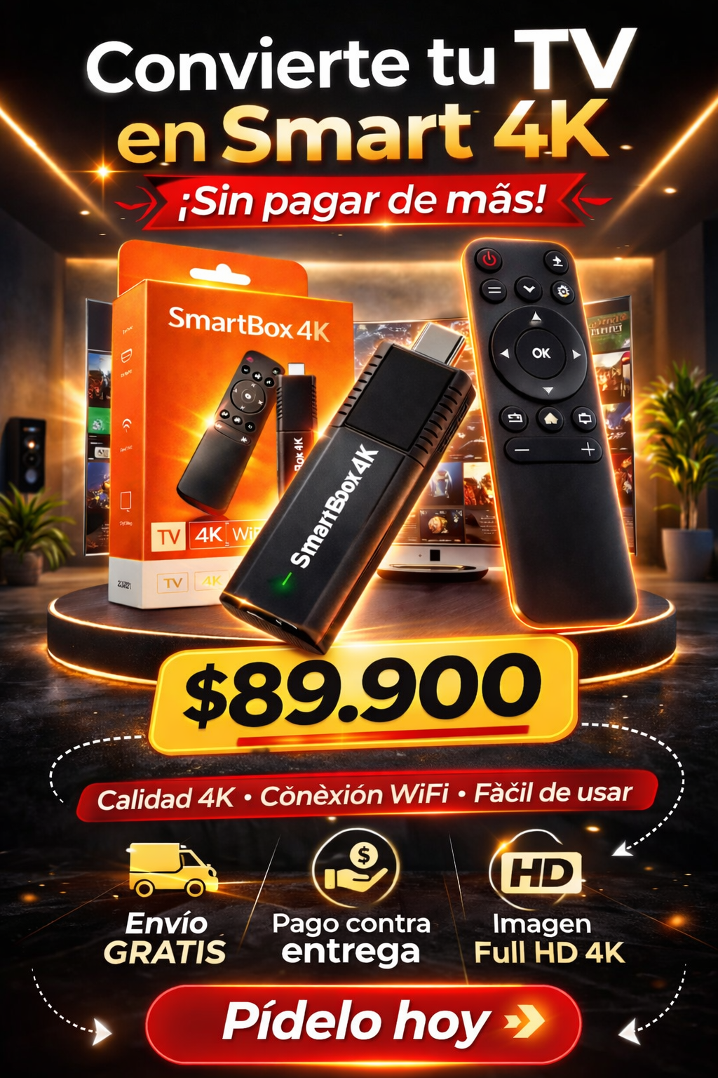 Tv Stick 4k $89.900